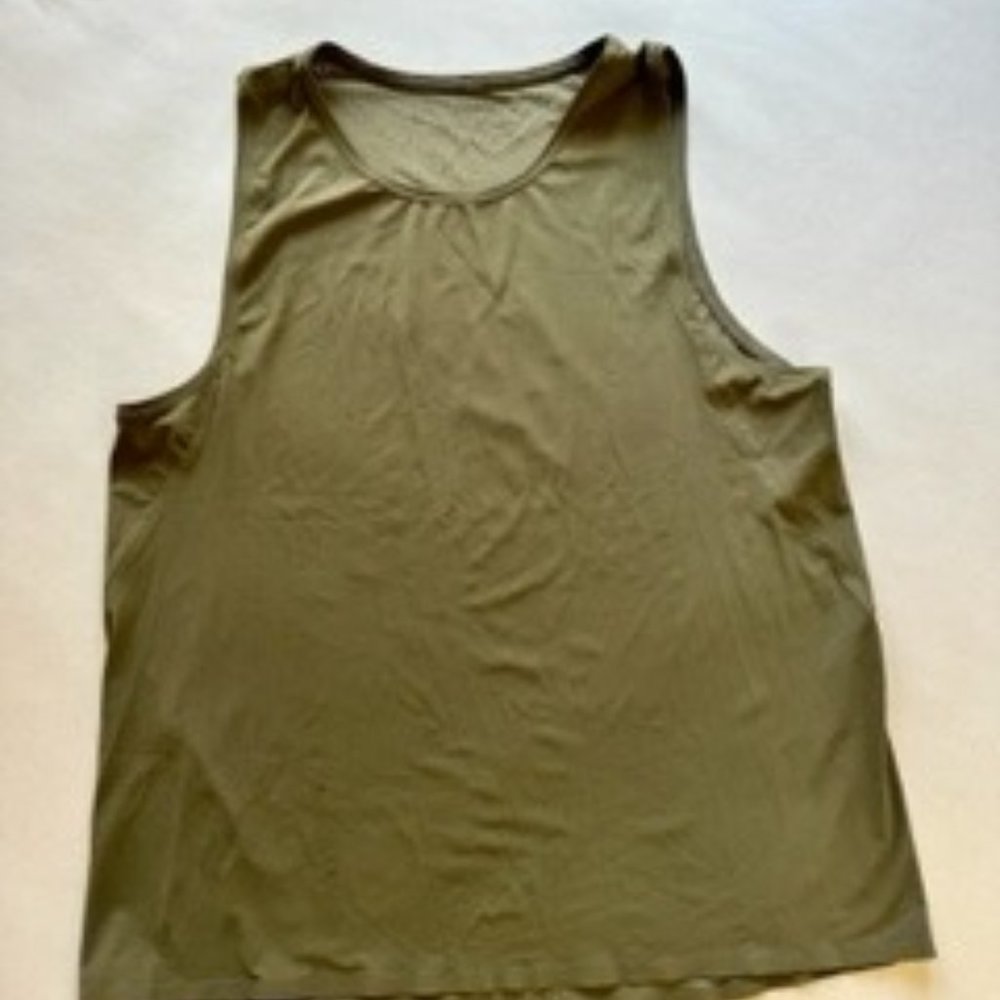 Lululemon Run On Tank Dark Olive Size 8
